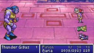 Final Fantasy II Dawn of Souls Solo Maria Boss Run #13 Thunder Gigas