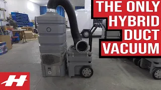There's Only ONE Hybrid Duct Cleaning Vacuum