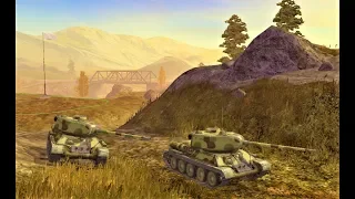 T-34-85: 7 kills (1 vs 4) - WOT BLITZ - 🇷🇺