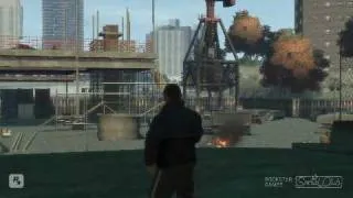 GTA IV Bloopers DNA Crazy Nico Accident jump