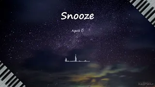 Agust D / Snooze(feat. Ryuichi Sakamoto, 김우성 of The Rose) / Piano Cover🎹