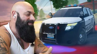 🚔 Полицейский США смотрит ПОГОНИ в GTA SAMP!