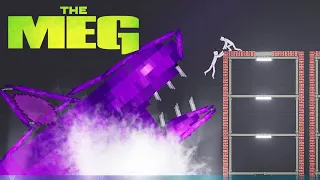 The Meg attack people from Deep Sea [Zebra Gaming TV] People Playground
