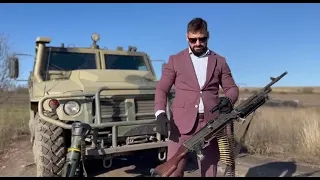 натовский трофейный пулемет FN MAG