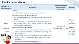 PLANIFICACIÓN DIARIA A PARTIR DE LAS GUÍAS DIDÁCTICAS 4to, 5to y 6to. (23-24).