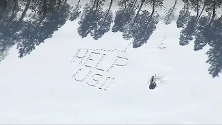 'HELP US!!' message written in snow spotted in Crestline as desperation grows