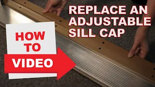 How-To Replace a Sill Cap