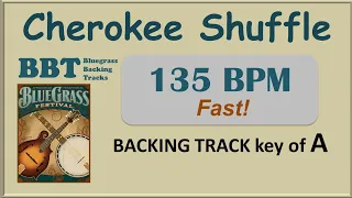 Cherokee Shuffle - bluegrass backing track 135 bpm