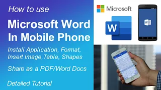 Cara Menggunakan Microsoft Word di Ponsel |Gunakan Aplikasi Microsoft Word di Ponsel Android 2020