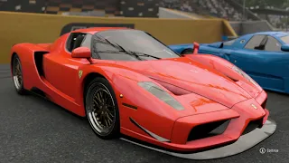 Ferrari Enzo at Grand Oak raceway club circuit (Forza Motorsport)