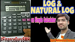 How to find Value of Log & Natural Log on Simple Calculator.