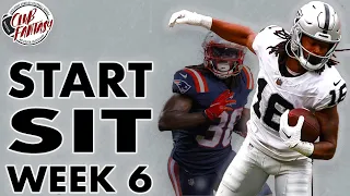 2023 Fantasy Football Week 6 Start/Sit Advice | NFL