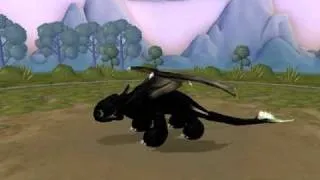 Toothless the Night Fury - Spore Creature