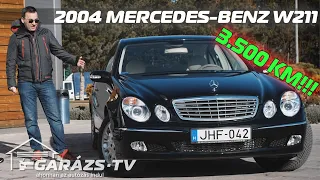 3500 KM, 18 év alatt... - Mercedes-Benz E-osztály (W211) (Garázs ep.840)