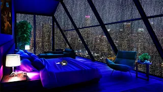 Torrential Rain & Thunder to Immediately Deep Sleep - Cozy Room Ambience STOP Insomnia, Beat Stress