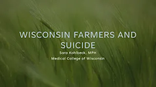 Ending Deaths from Despair 06: Farmers and Suicide 9 23 22