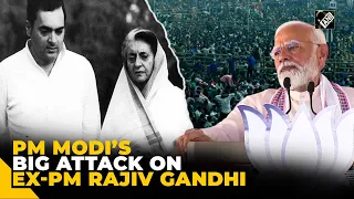 “To save his property…” PM Modi claims Rajiv Gandhi scrapped inheritance tax law for personal gains