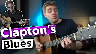 Eric Clapton's Simple Acoustic Blues in E ...