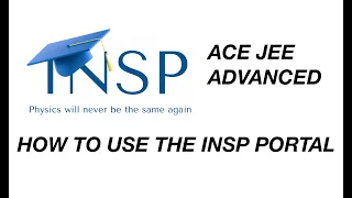 [JEE RANK BOOSTER ] HOW TO USE INSP ECOSYSTEM FOR ACING JEE MAINS AND ADVANCED