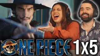 ONE PIECE EPISODE 5 REACTION! FIRST TIME EVER WATCHING ONE PIECE *DRACULE MIHAWK TINY SWORD*