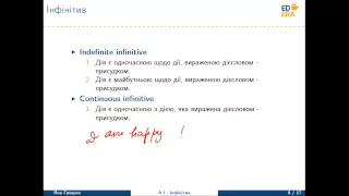 Англійська мова. Інфінітив (Як будувати інфінітив). Відео 1 6 1 3