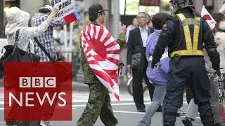 Social media tackles racism in Japan #BBCtrending - BBC News