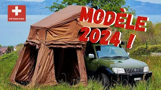 Le nouveau modèle de tente de toit SWISSKINGS 2024 ! 🇨🇭 ⛺
