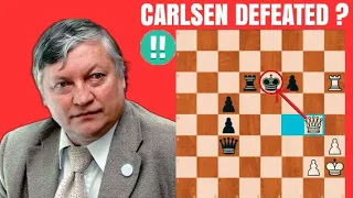 Magnus Carlsen vs Anatoly Karpov | World Blitz Championship Moscow (2009)