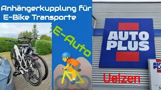 Auto Plus 💥Montage einer Anhängerkupplung von Westfalia .  E-Bike Transporte mit dem  E-Auto 🔋