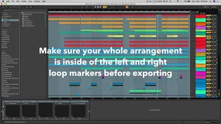 How to prepare your track ready to give to a mastering engineer using Ableton Live