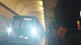 Moscow Metro Simulator 2D:(Yaşıl xətt):Səfər:(Dərnəgül-Elmlər Akademiyası)