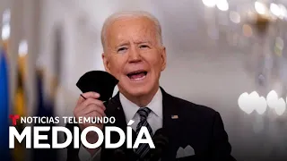 Biden dijo que hay "esperanza" de que vendrán días mejores | Noticias Telemundo