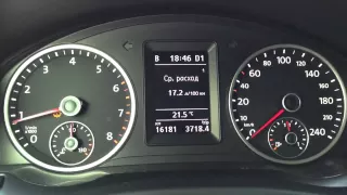 Разгон до 100 км/ч Volkswagen Tiguan 2.0 TFSI 170 л.с.