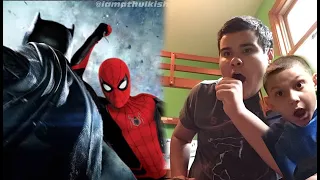 Who Will Win?! | Spider-Man VS Batman Epic Battle Fan Trailer - REACTION!!!