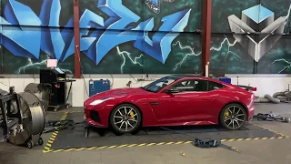 Jaguar F-Type SVR VS 37 year old Defender V8 - Rev Off