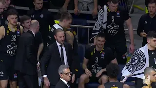 Rade Zagorac beats the 3rd quarter buzzer (Partizan NIS - Igokea m:tel, 19.3.2022)