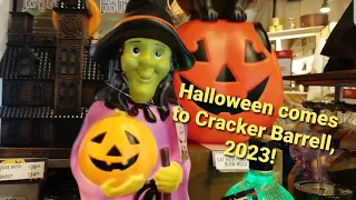 HALLOWEEN VLOG @Cracker Barrel 2023 front of store display SPOOKY SHOPPING