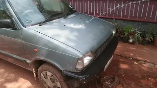 Maruti 800 on fire in the exocet