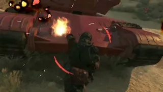 [MGSV] Blast Arm Vs. Tank + Gunship Takedown