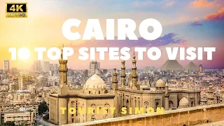 Top 10 sites to visit in Cairo 2024 | Cairo Travel Guide 2024 | 10 BEST Things to do in Cairo Egypt