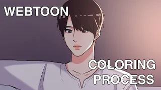 [Webtoon] Wonderwall Characters Coloring Process #2