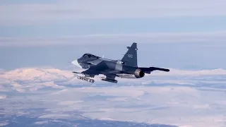 Saab 's Gripen-E  IRIS-T