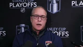 Paul Maurice, Panthers Playoff Pregame: Florida at Boston Bruins, Game 1