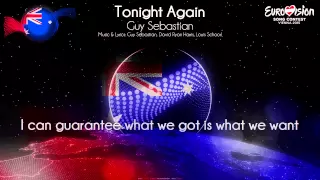 Guy Sebastian - "Tonight Again" (Australia)