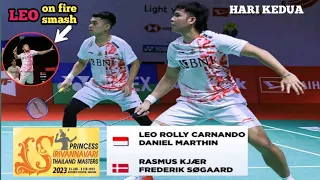 Leo Rolly Carnando / Daniel Marthin VS Rasmus Kjær / Frederik Søgaard | Thailand Masters 2O23