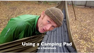 Using a Camping Pad as Hammock Insulation