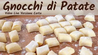 Potato Gnocchi Easy Recipe - Easy Live Recipe (Live Video Short Version)