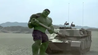 Hulk | Escena De Hulk vs Los Tanques HD 60FPS