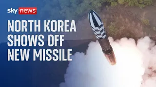North Korean TV airs dramatic missile launch footage