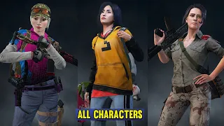 World War Z Aftermath All Characters and Skins